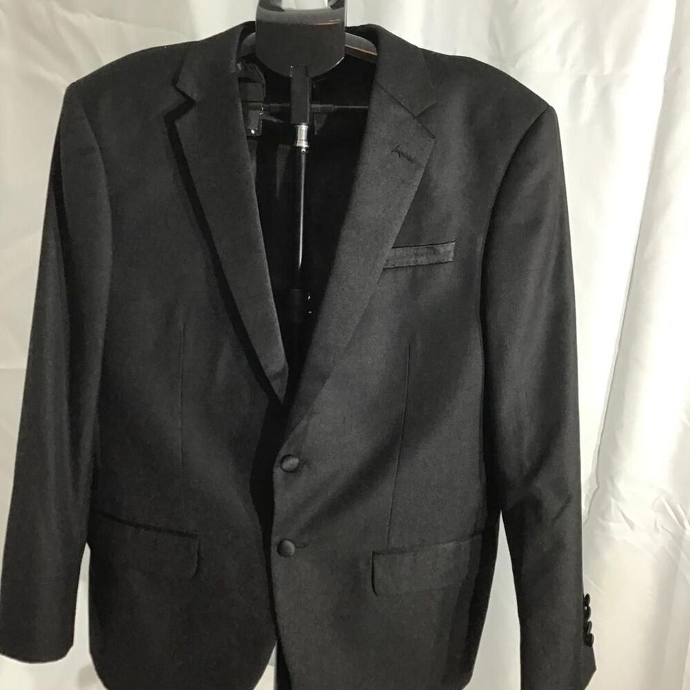 VITARILLE Men's Black and Grey Tailored-jackets